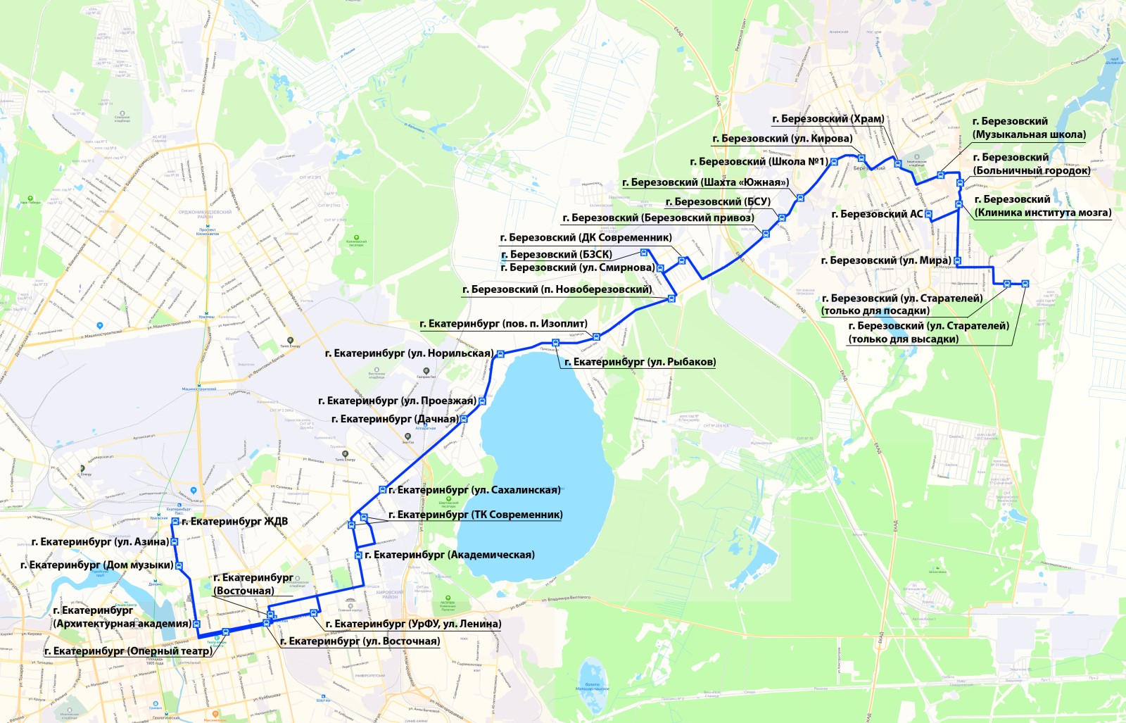 Карта 148 автобуса